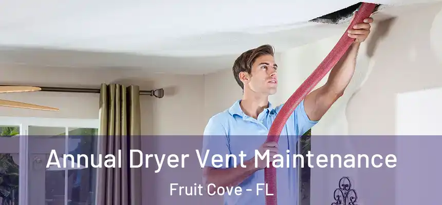 Annual Dryer Vent Maintenance Fruit Cove - FL